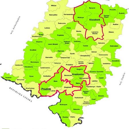 Samorządy, które wezma udział w projekcie \