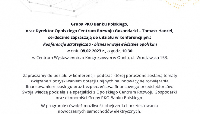 PLAKAT KONFERENCJA 8 LUTY 2023