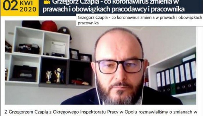 Kadr z programu Druga Kawa w 24Opole.pl