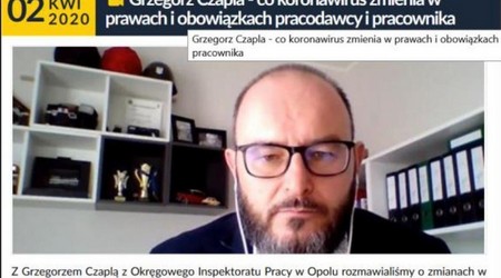 Kadr z programu Druga Kawa w 24Opole.pl